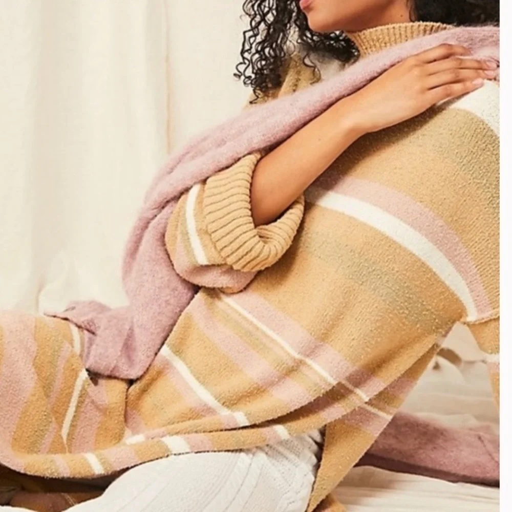 Free People Beach Toe In The Sand Sweater Dress XS oversized - Picture 2 of 9